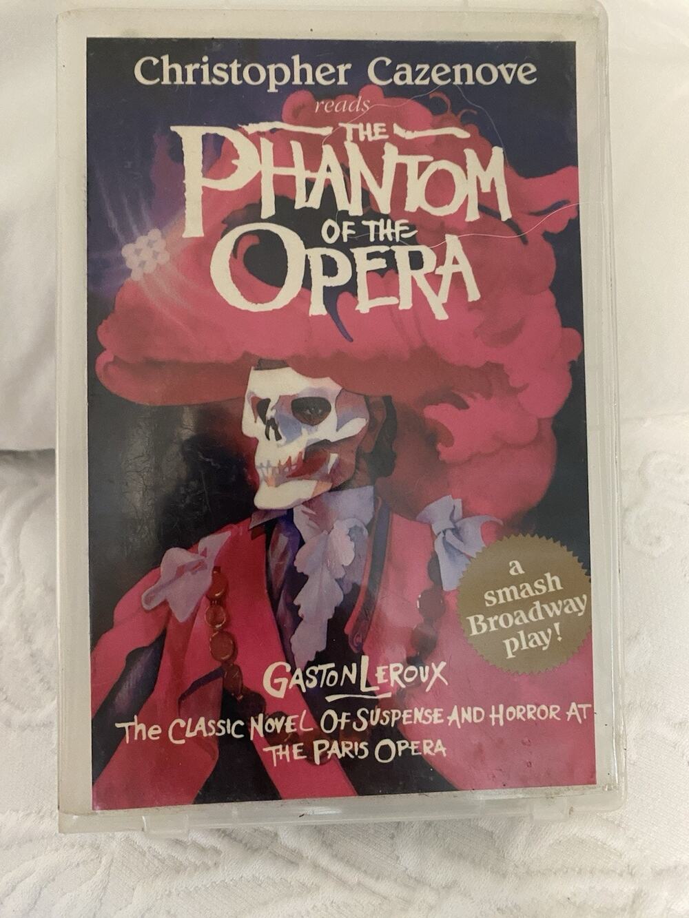 Vintage Audiobook - The Phantom Of The Opera ( Set of two Cassette Tapes ) 1987